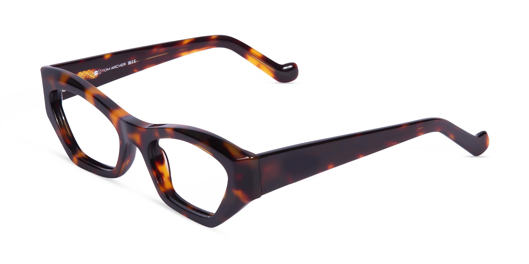 Thick Rimmed Cat Eye Glasses-2