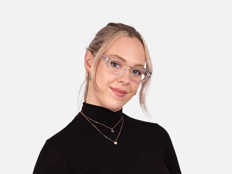 Clear Cat Eye Glasses Frames-7