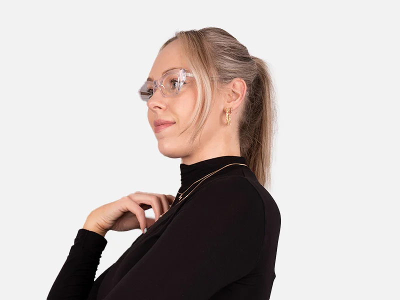 Clear Cat Eye Glasses Frames-7