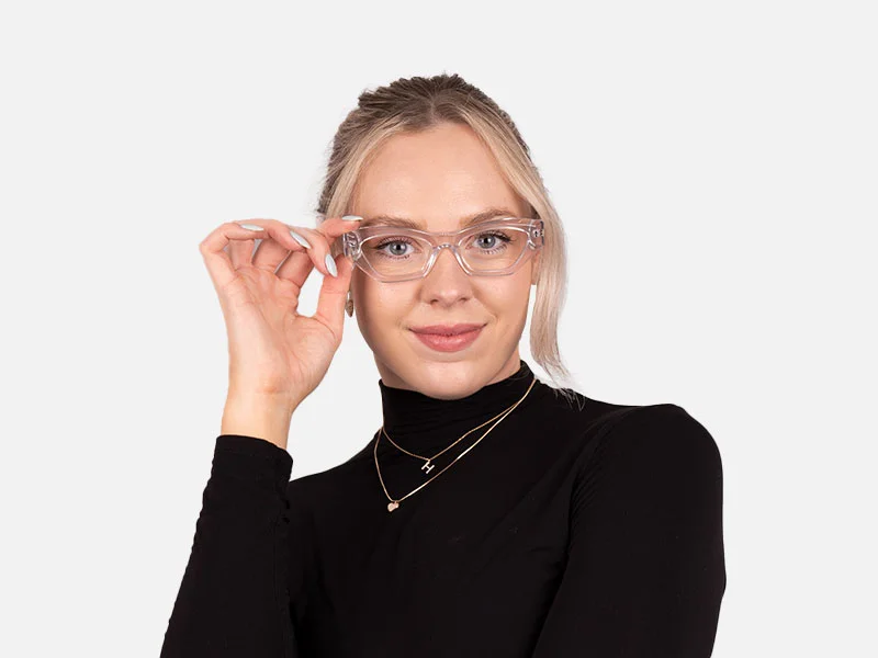 Clear Cat Eye Glasses Frames-7