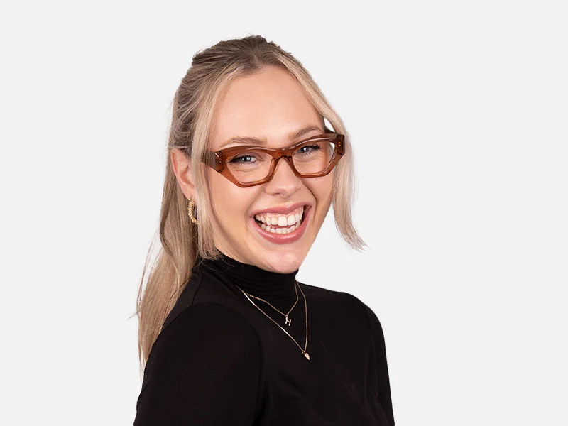 Brown Fullrim Cat Eye Glasses-7