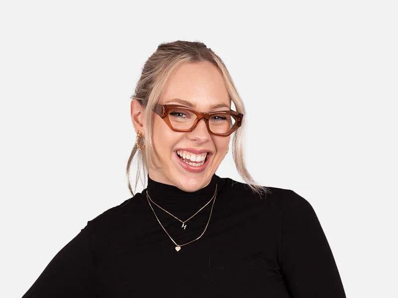 Brown Fullrim Cat Eye Glasses-7