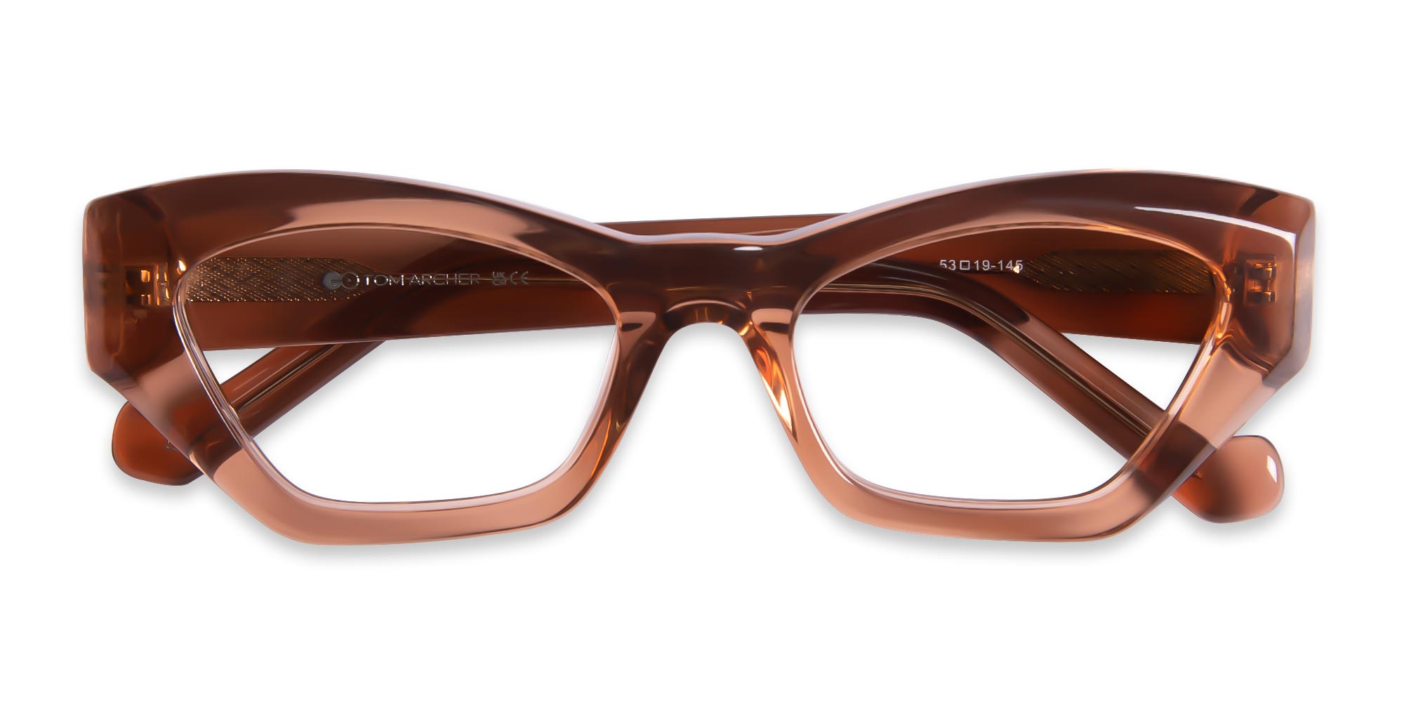Brown Fullrim Cat Eye Glasses-6