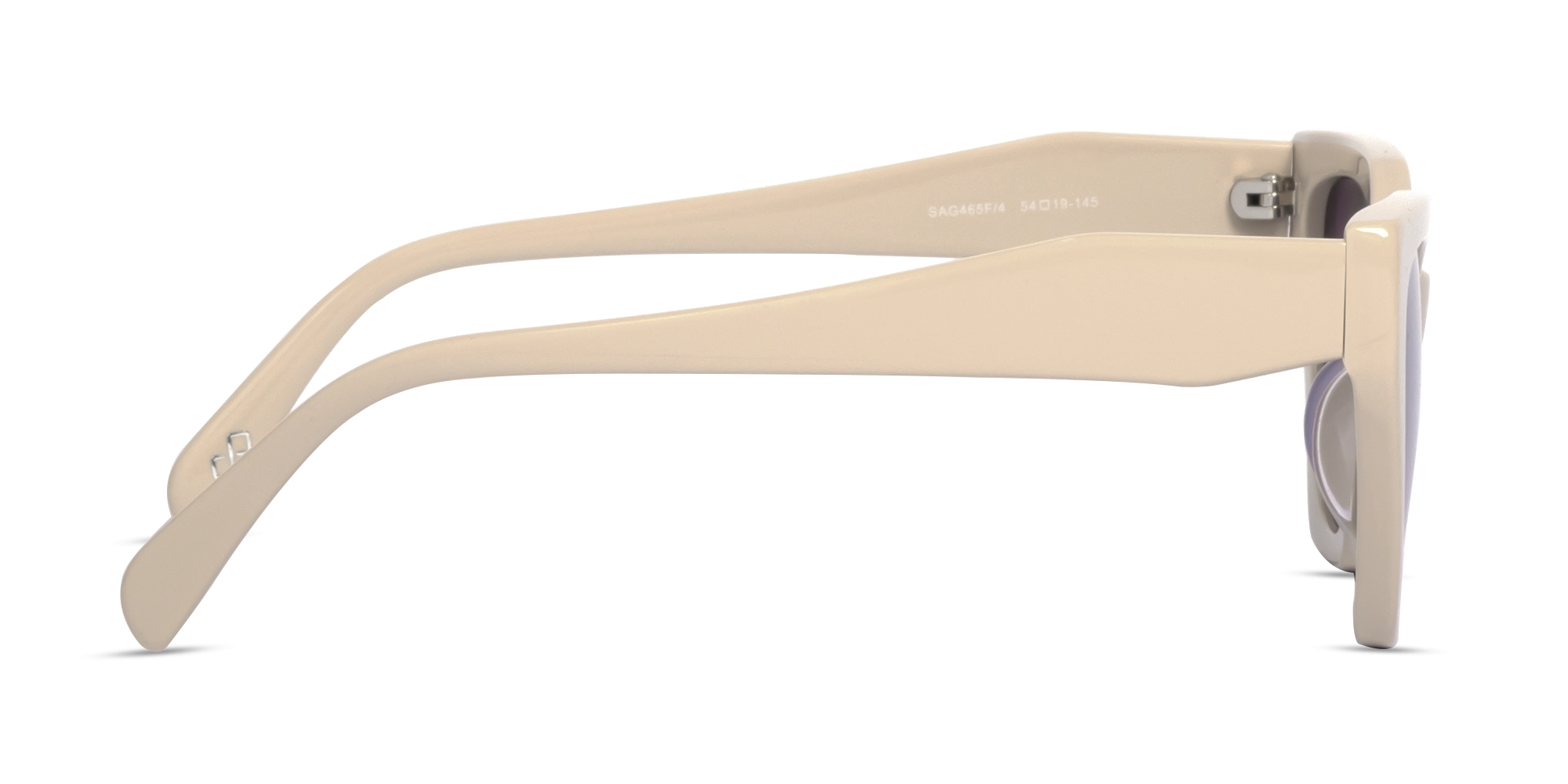 Bisque Cat-Eye Geometric Sunglasses-4
