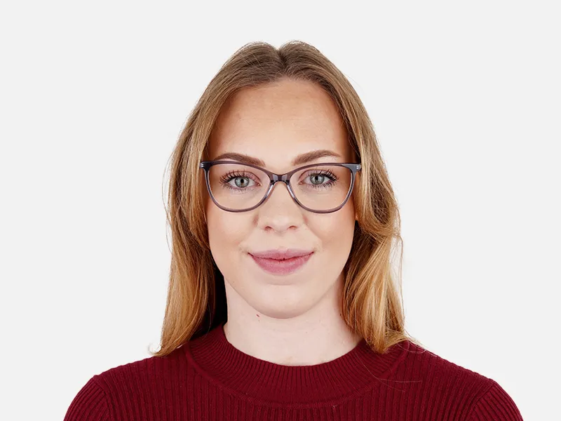 space grey cat eye glasses-2