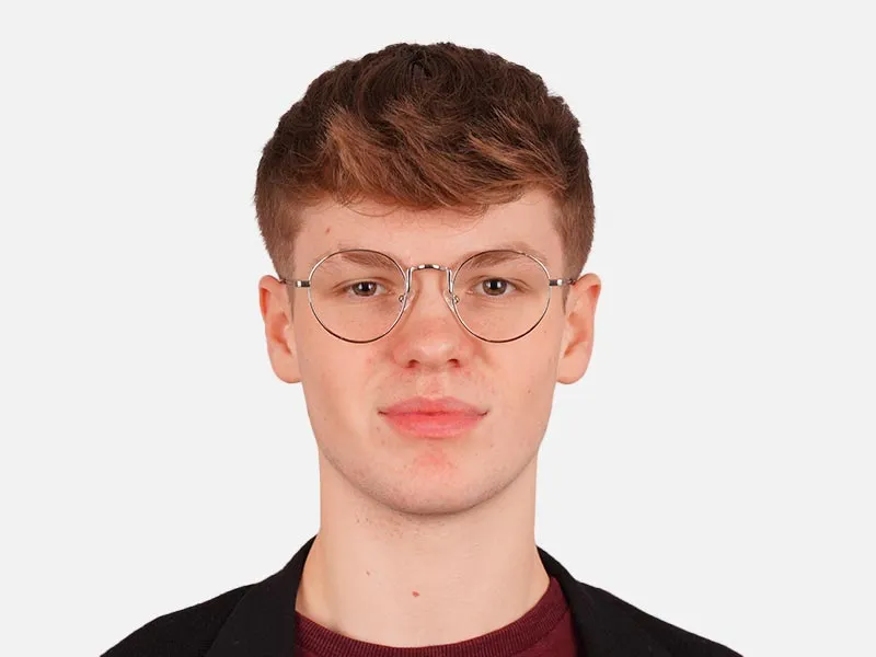 Wire Rimmed Glasses-2