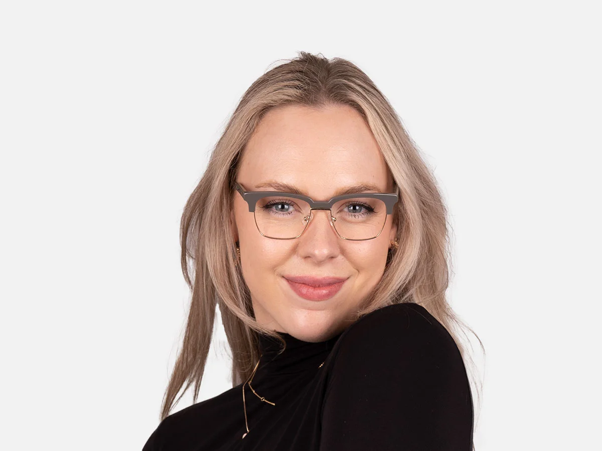 Square Browline Glasses-7