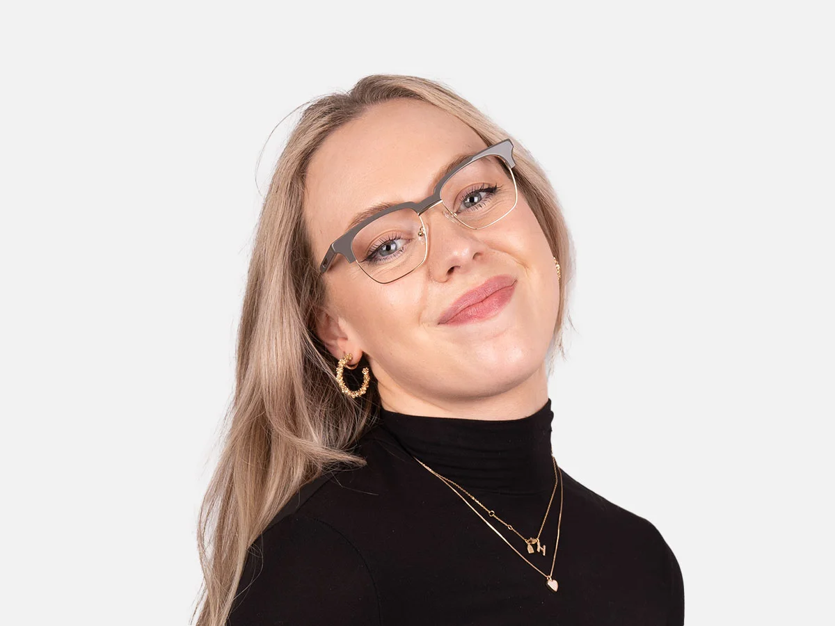 Square Browline Glasses-7