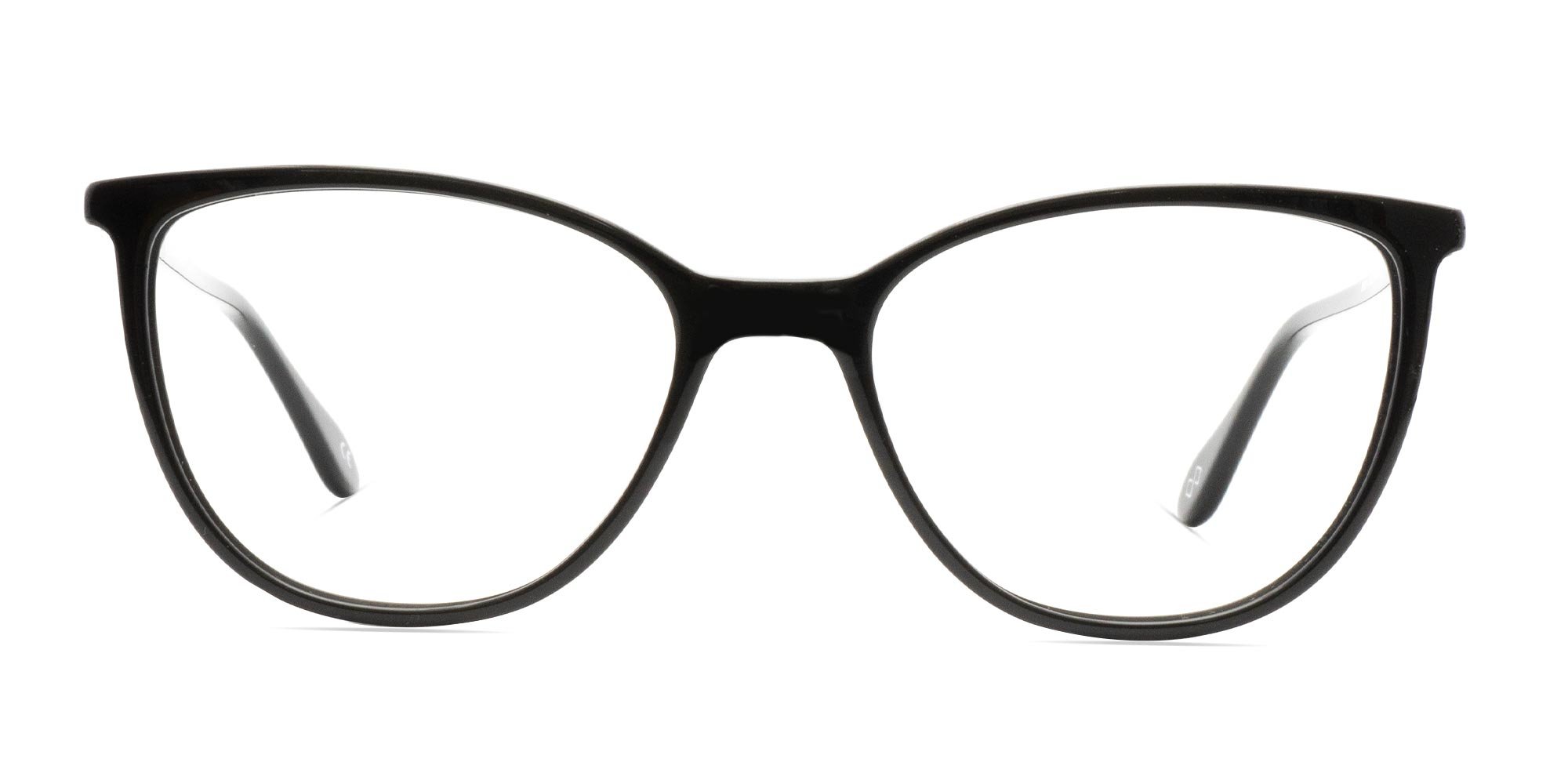 Black Round Cat Eye Glasses-1 Black Round Cat Eye Glasses-1