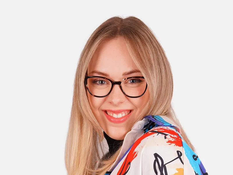 Circle Cat Eye Glasses-2