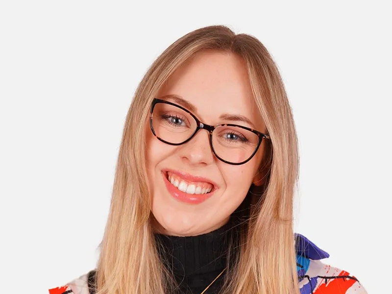 Circle Cat Eye Glasses-2