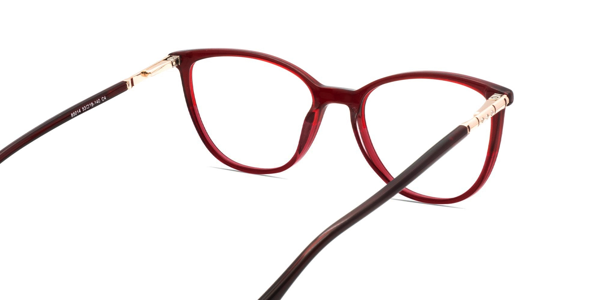 Round Cat Eye Prescription Glasses-5