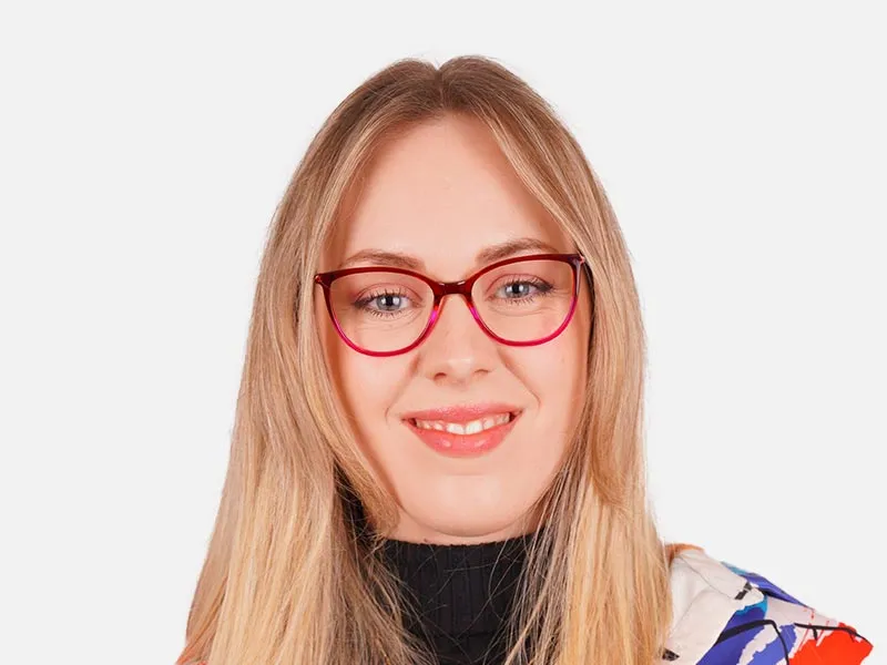 Round Cat Eye Prescription Glasses-2