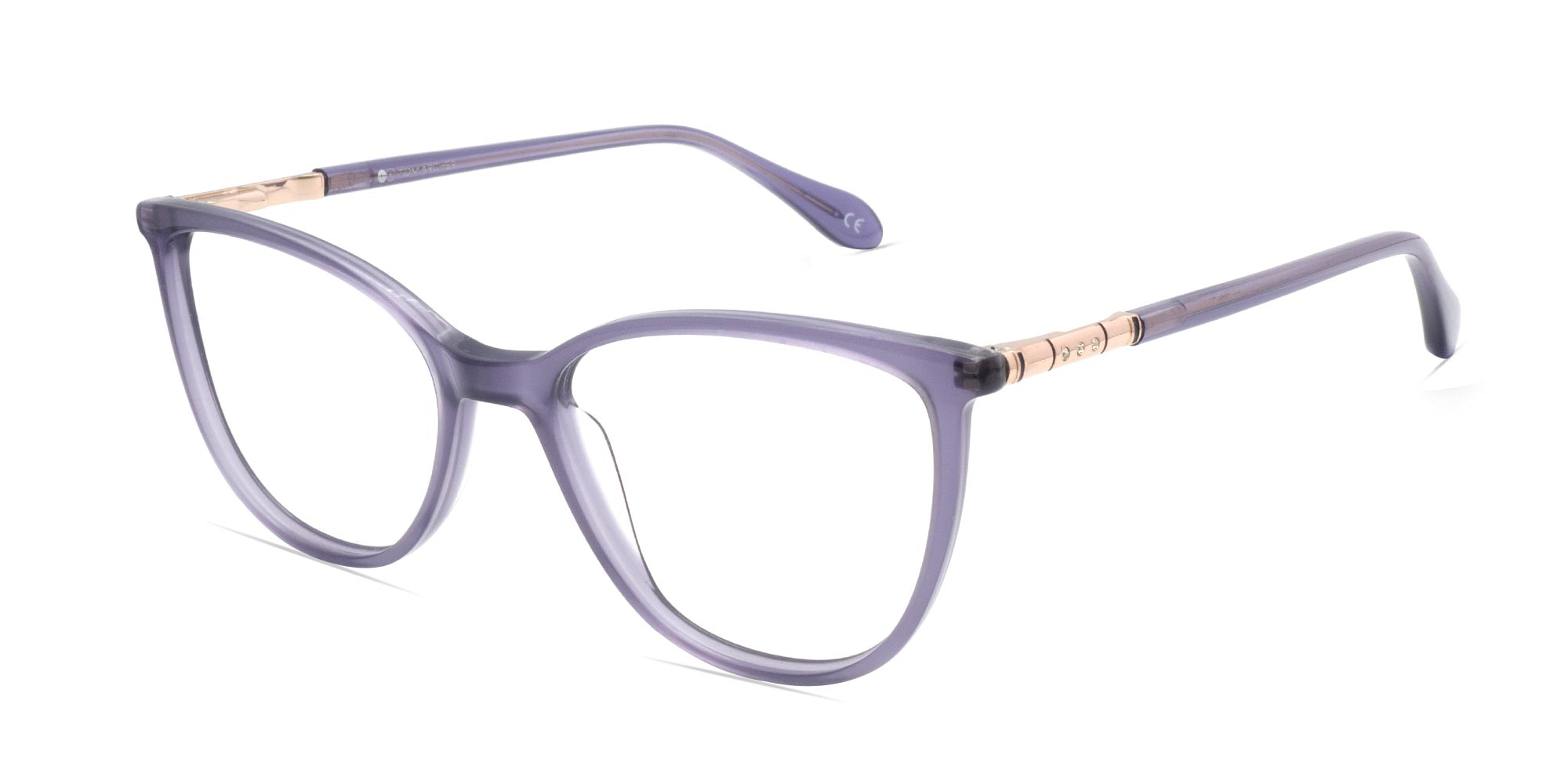 Round Cat Eye Glasses-3