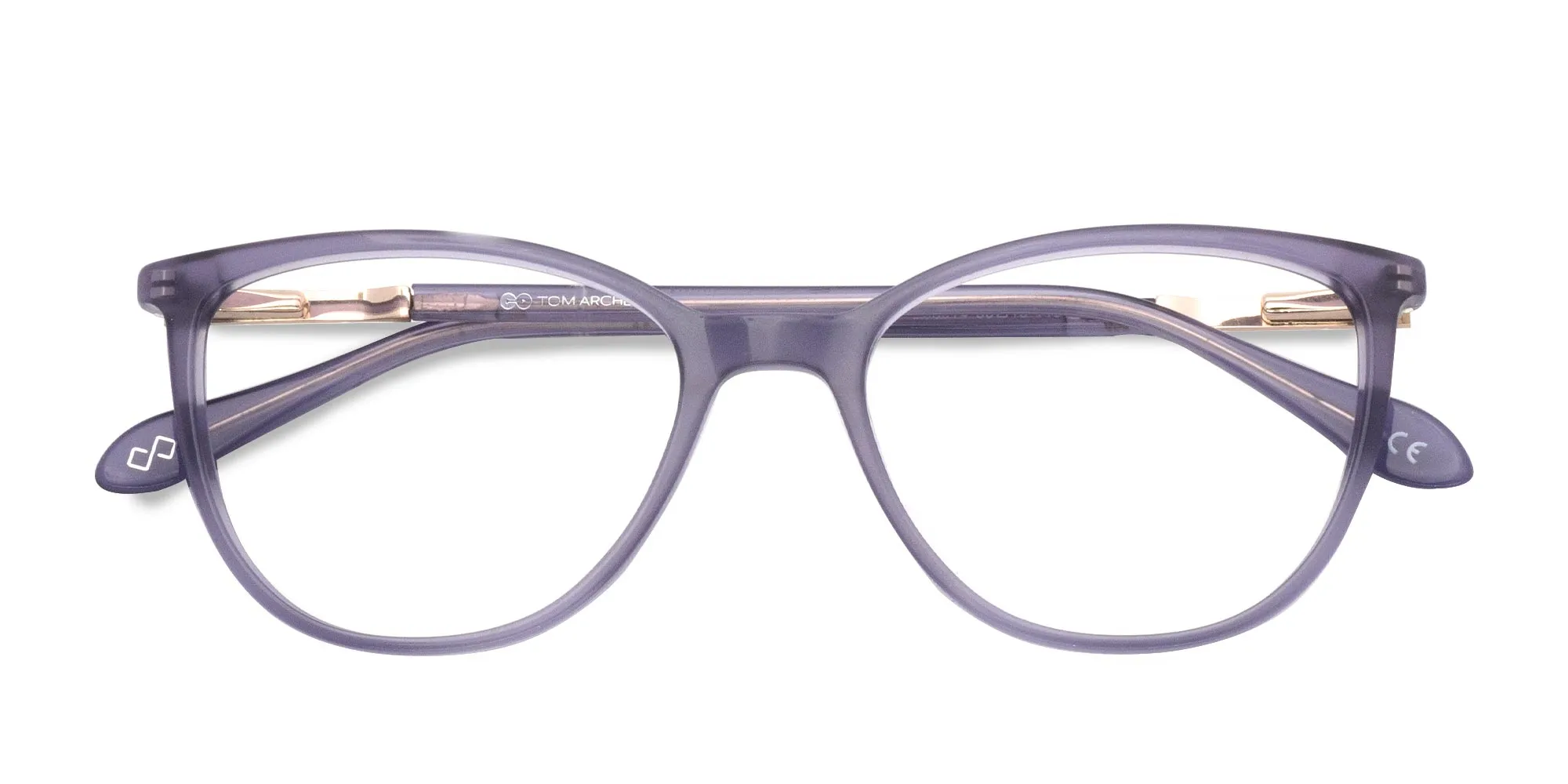 Round Cat Eye Glasses-2