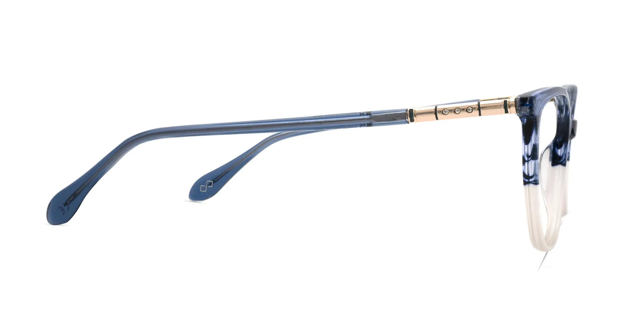 Two Tone Cat Eye Glasses-2