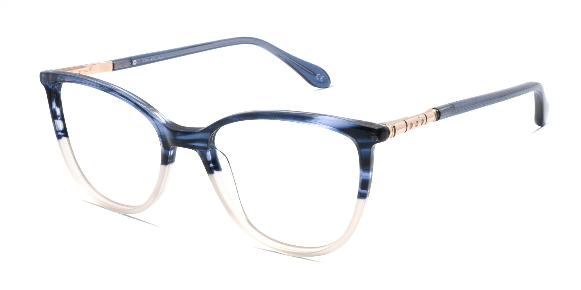 Two Tone Cat Eye Glasses-3 Two Tone Cat Eye Glasses-3