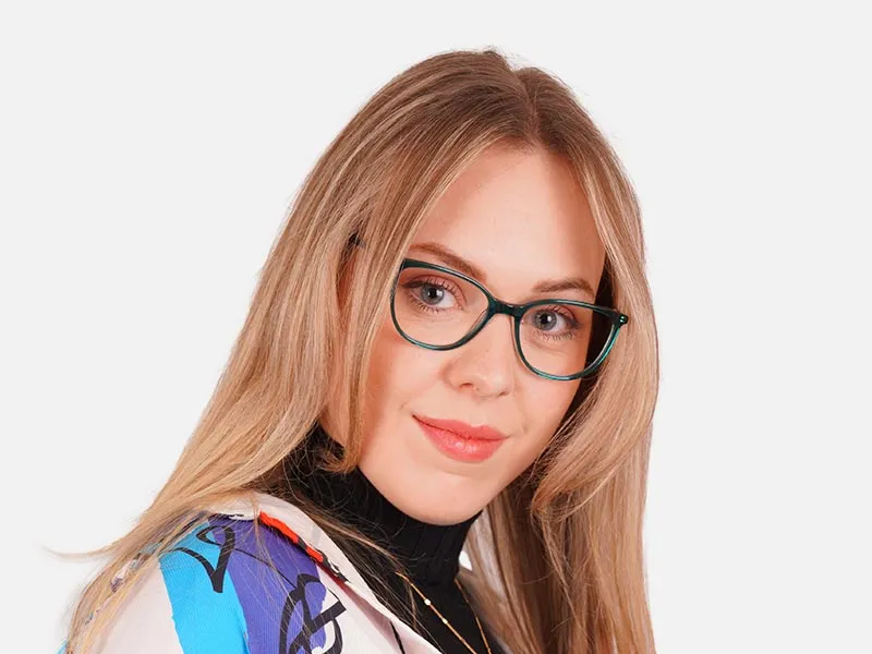 Cat Eye Anti Glare Glasses-2