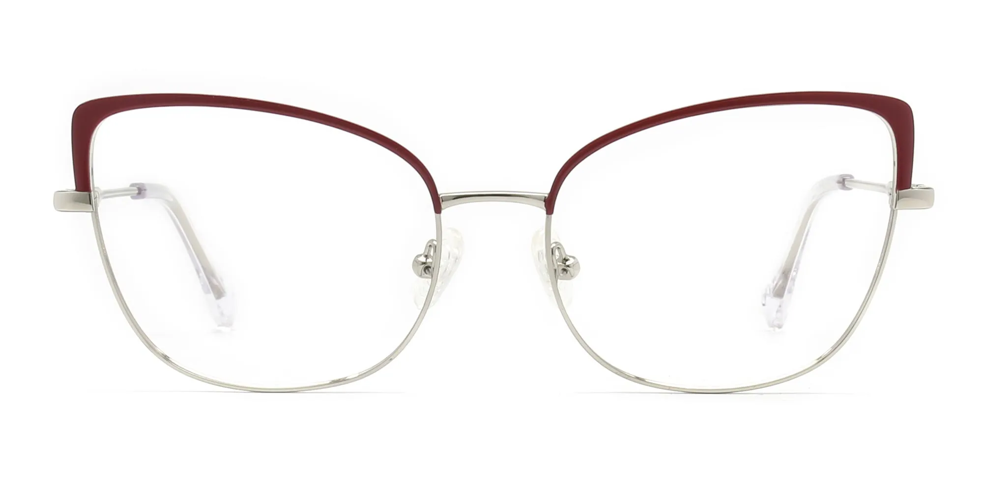 cat eye rose gold eyeglasses-2