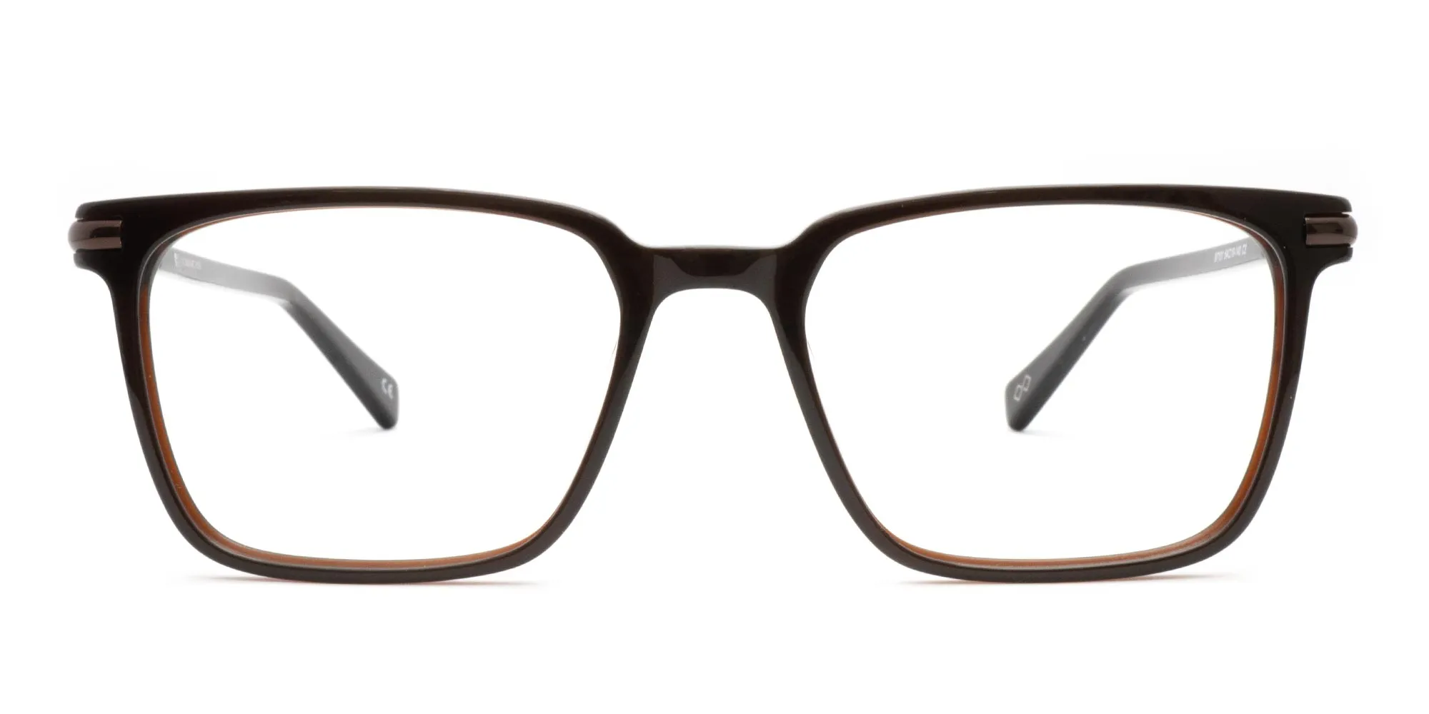 brown square frame glasses-2