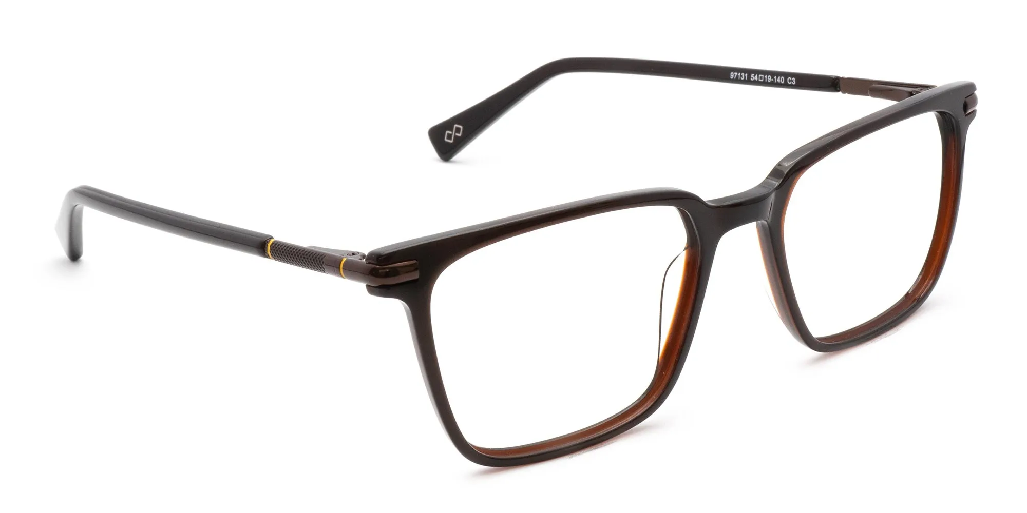 brown square frame glasses-2