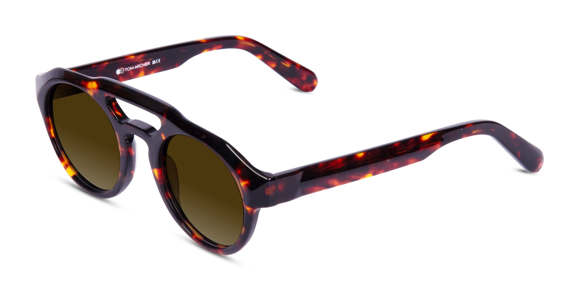 Tortoiseshell Pilot Sunglasses-3