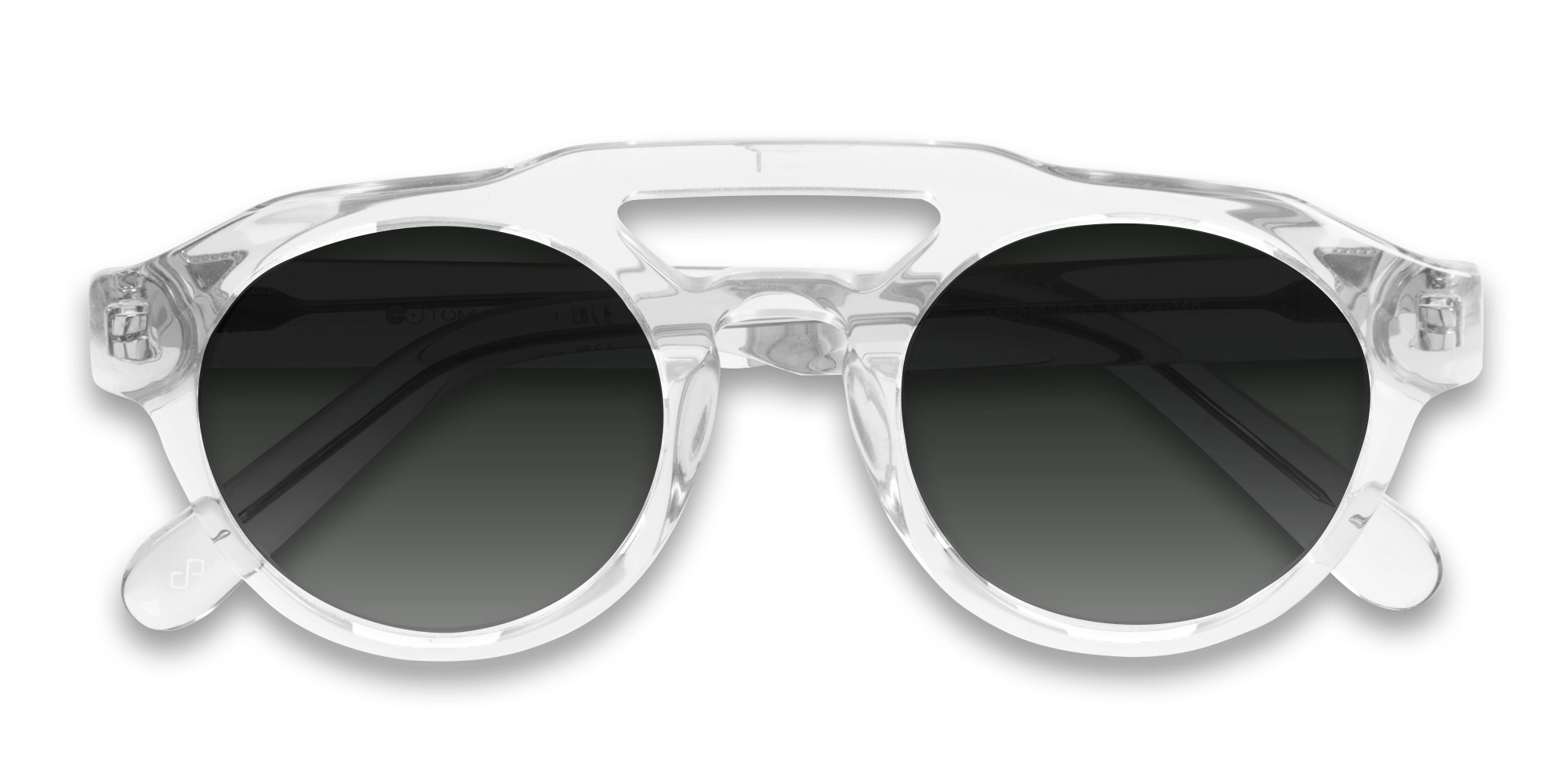 Clear Pilot Sunglasses-6