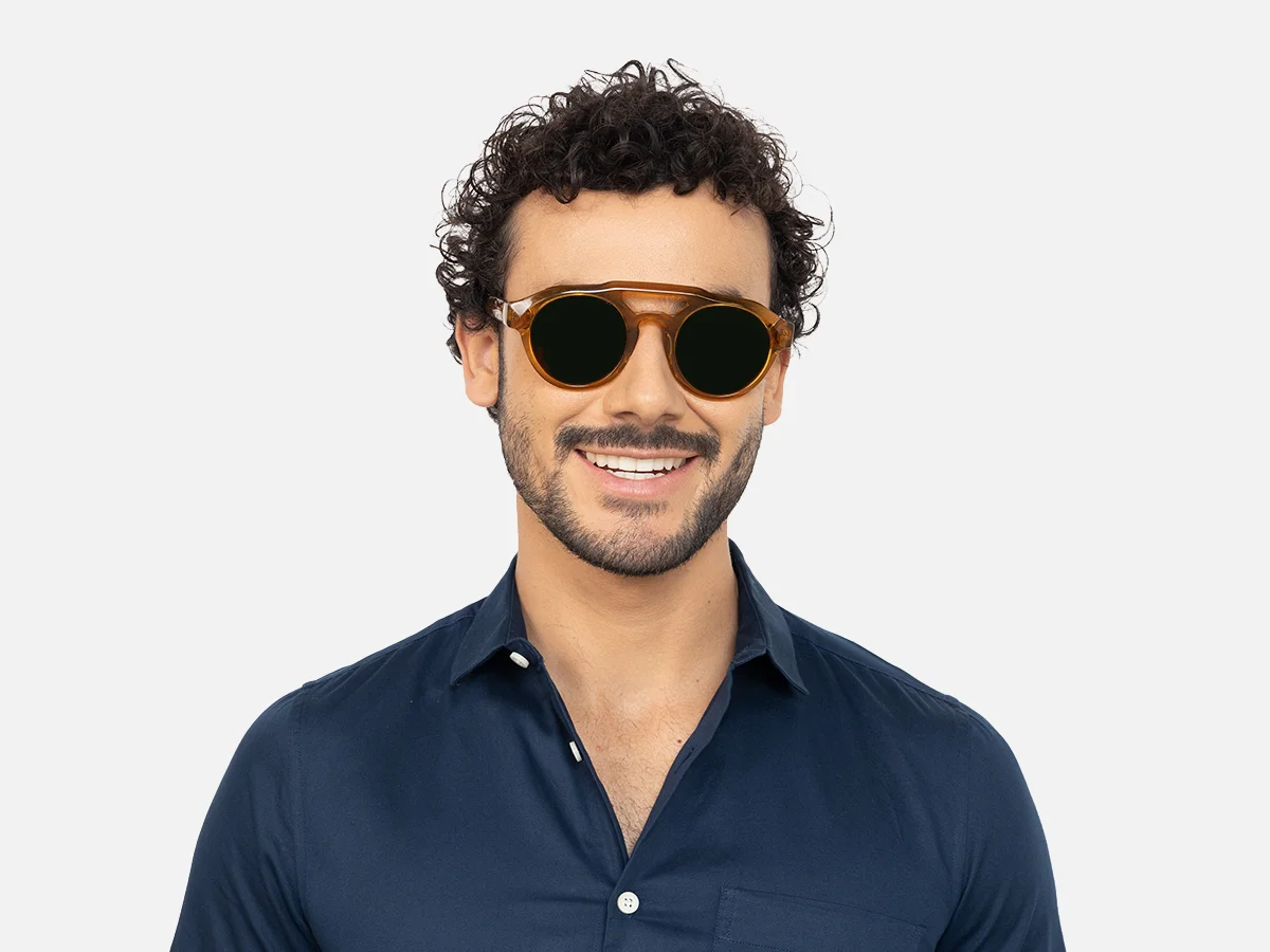 Brown Pilot Shades-41