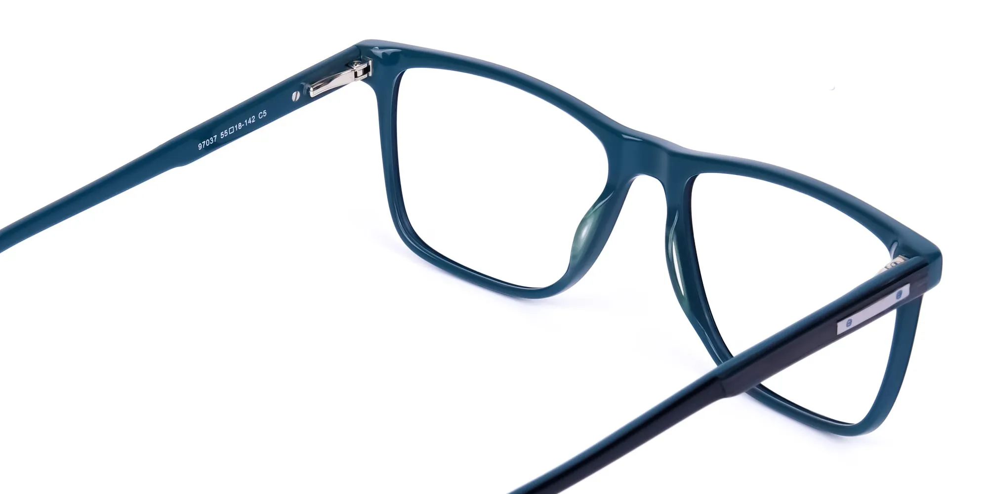 Black Designer Rectangular Glasses Frames-2