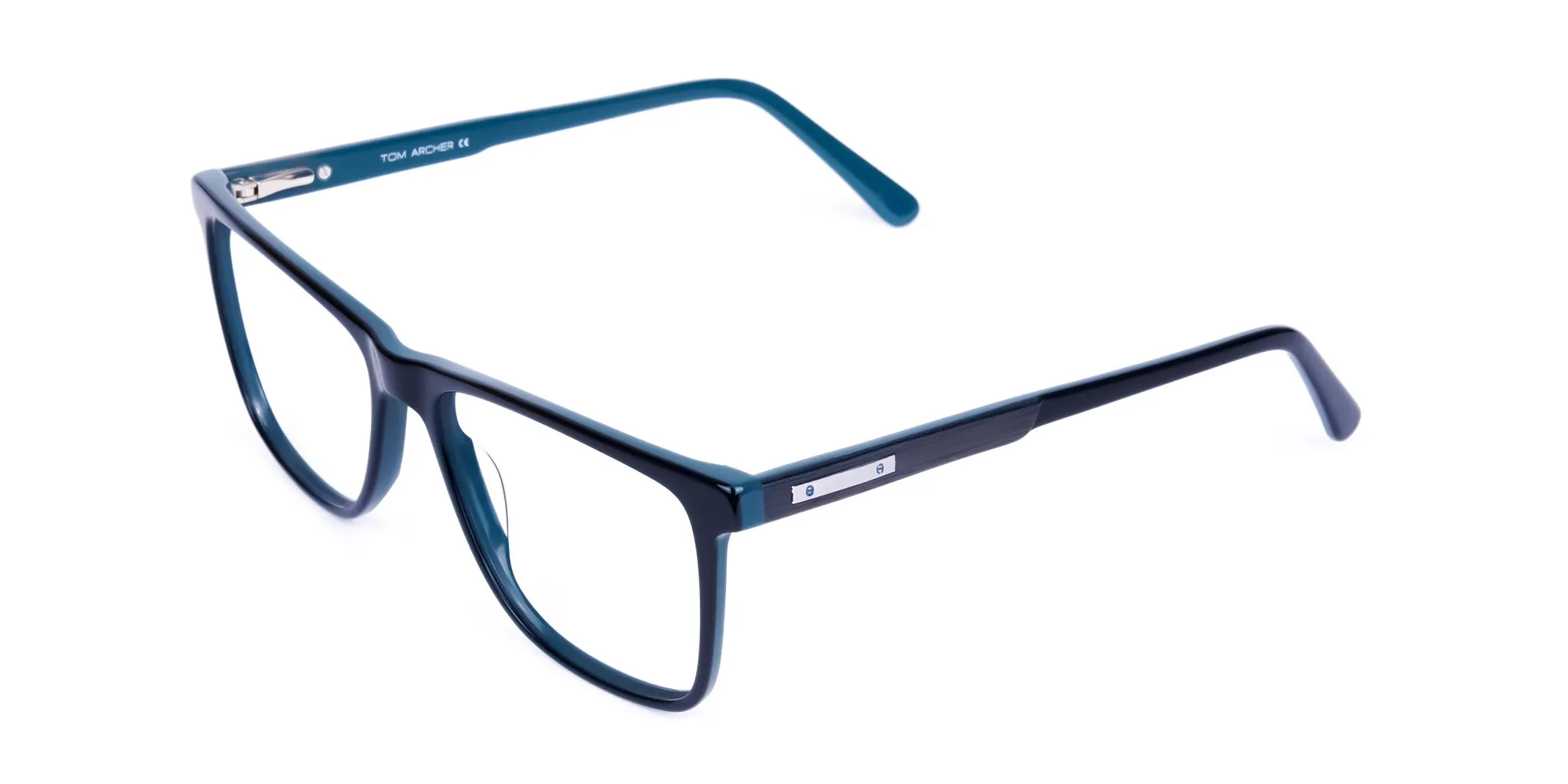 Black Designer Rectangular Glasses Frames-2 Black Designer Rectangular Glasses Frames-2