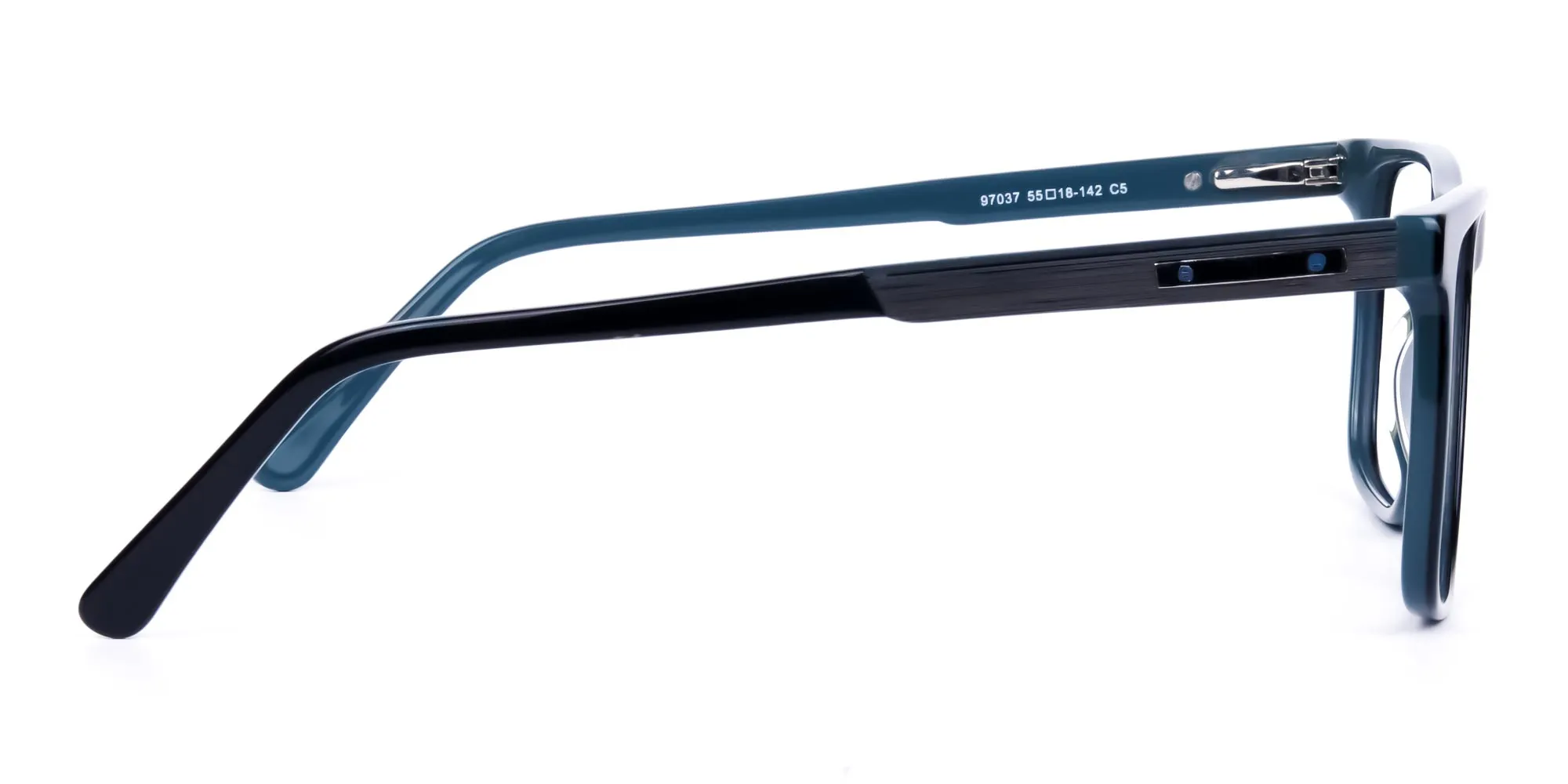 Black Designer Rectangular Glasses Frames-2