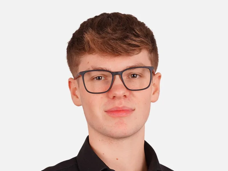 Rectangular Rimmed Glasses-2