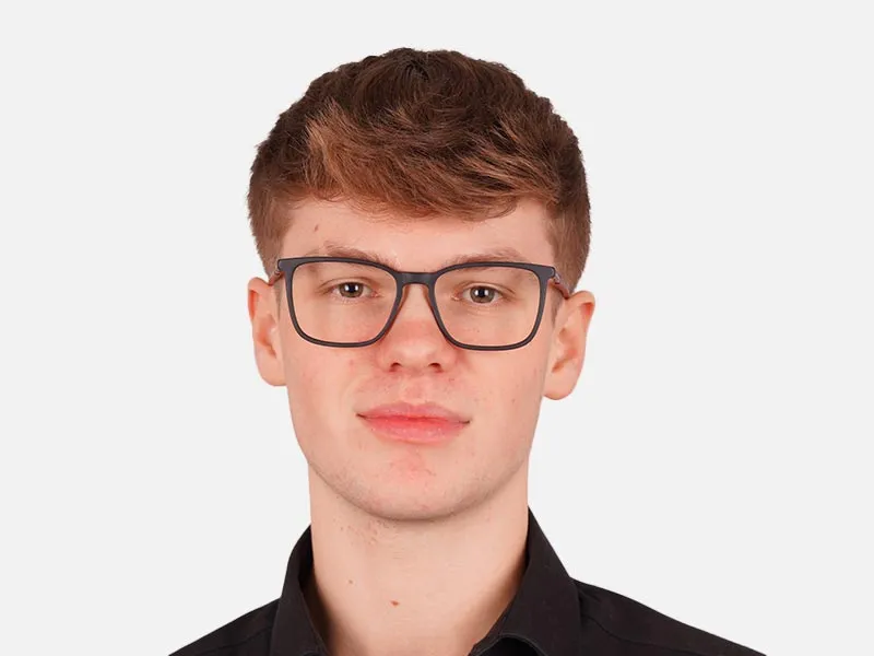 Rectangular Rimmed Glasses-2