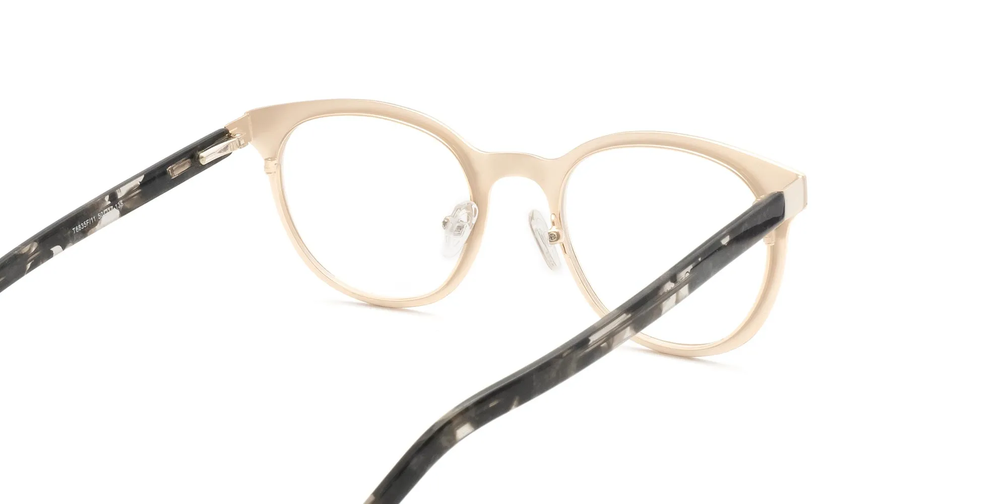 White Round Glasses-2