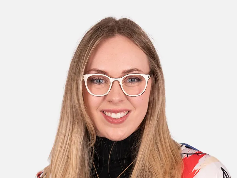 White Round Glasses-2