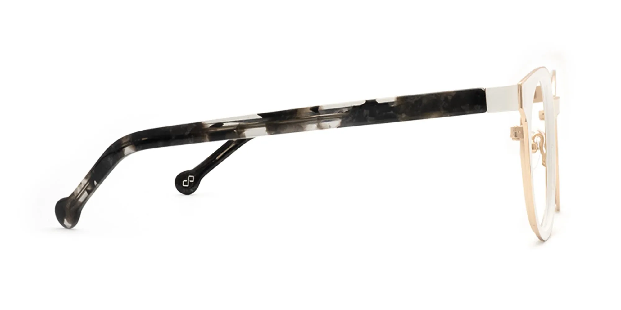 White Round Glasses-2