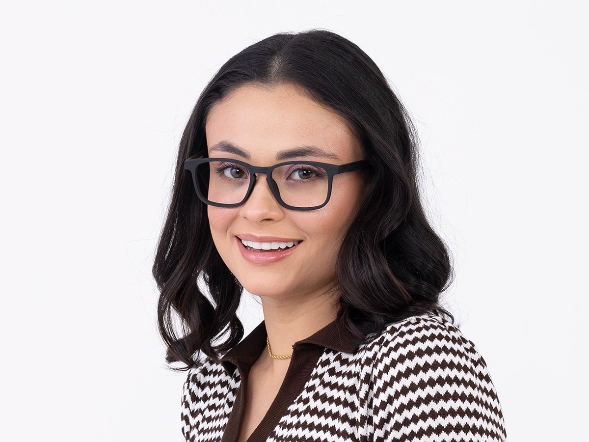 Wood Frame Full Rim Eyeglasses 51