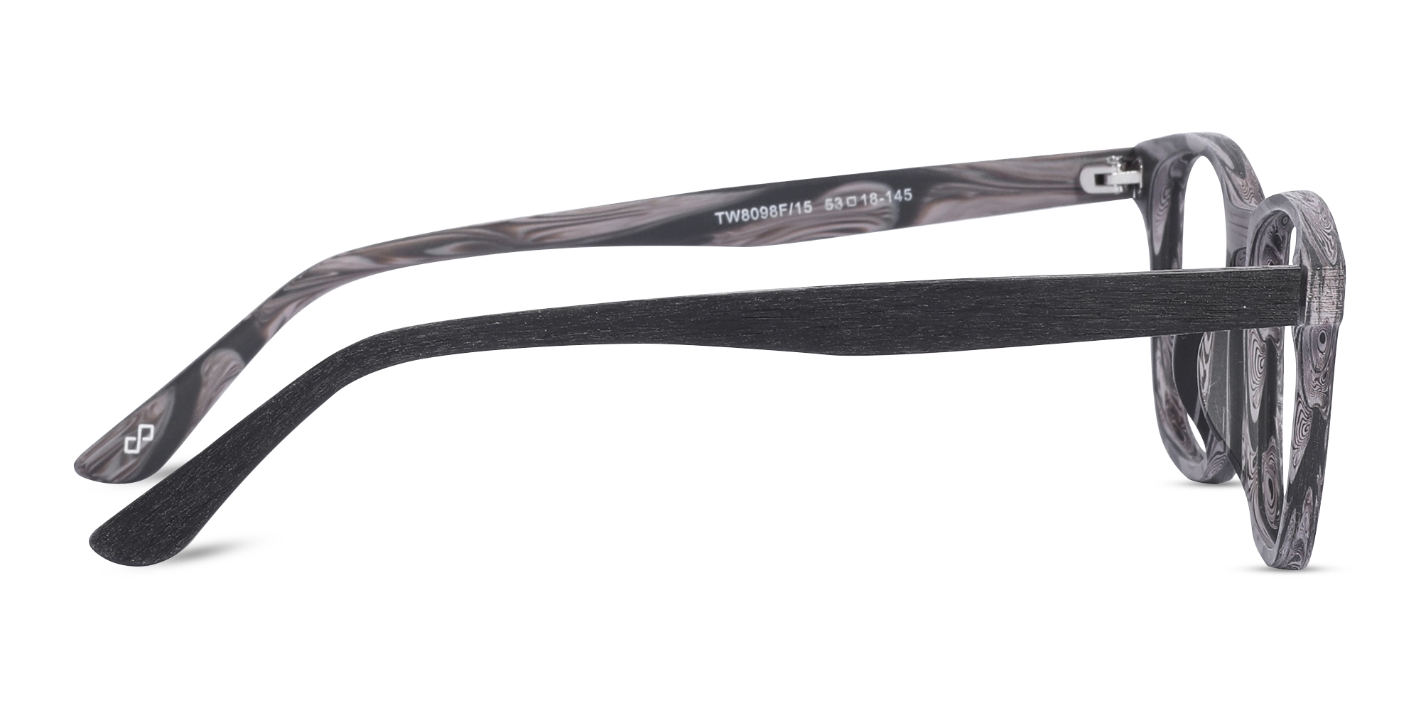 Slate Grey Pine Wooden Frame Eyeglasses 4