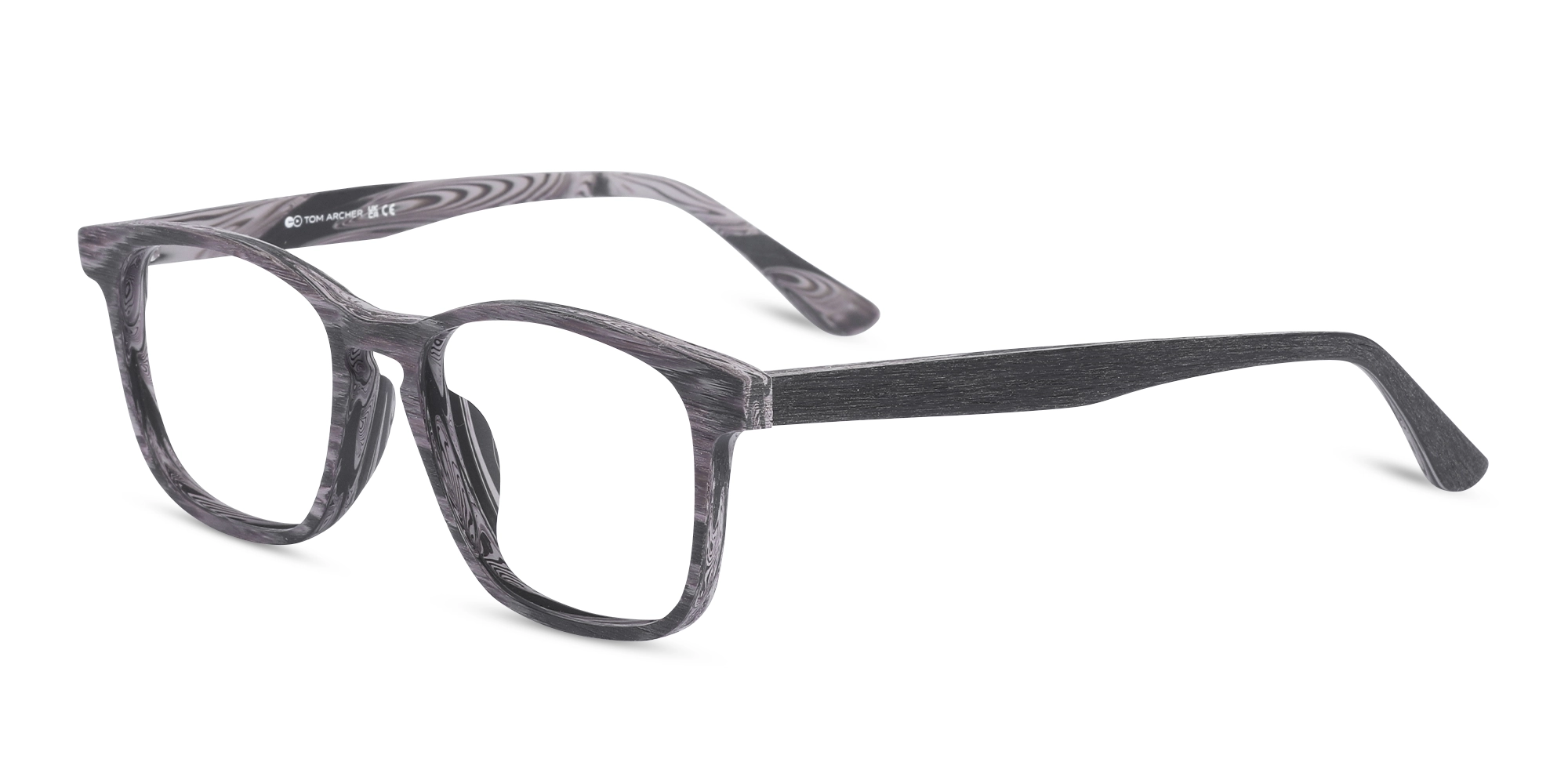Slate Grey Pine Wooden Frame Eyeglasses 3 Slate Grey Pine Wooden Frame Eyeglasses 3