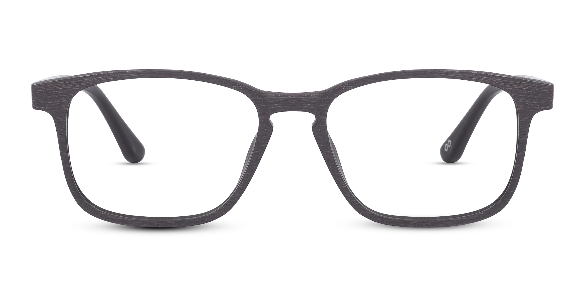 Wood Frame Square Eyeglasses 1