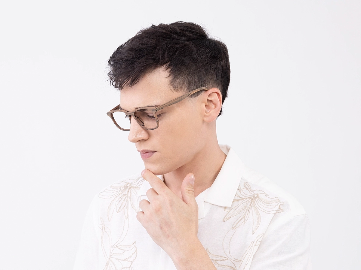 Bamboo Wood Frame Glasses 43