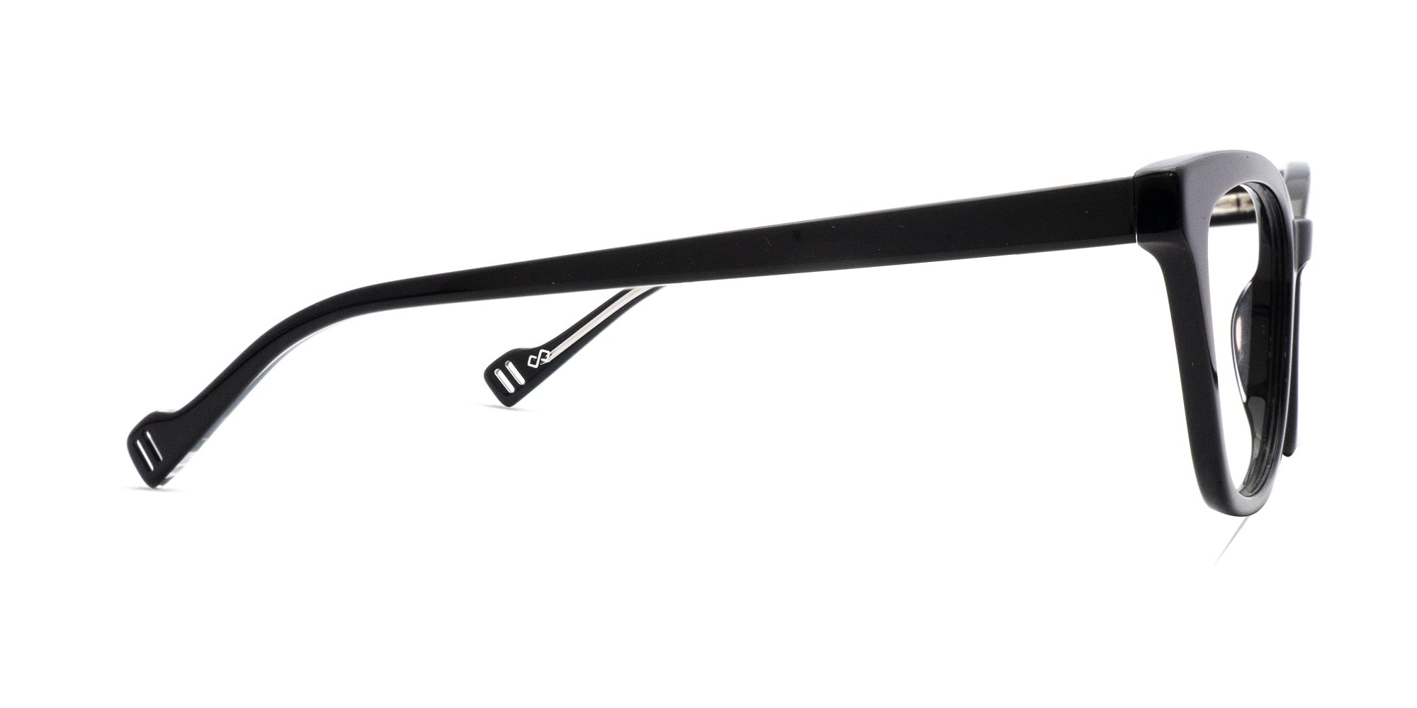 Black Cat Eye Shape Glasses-2