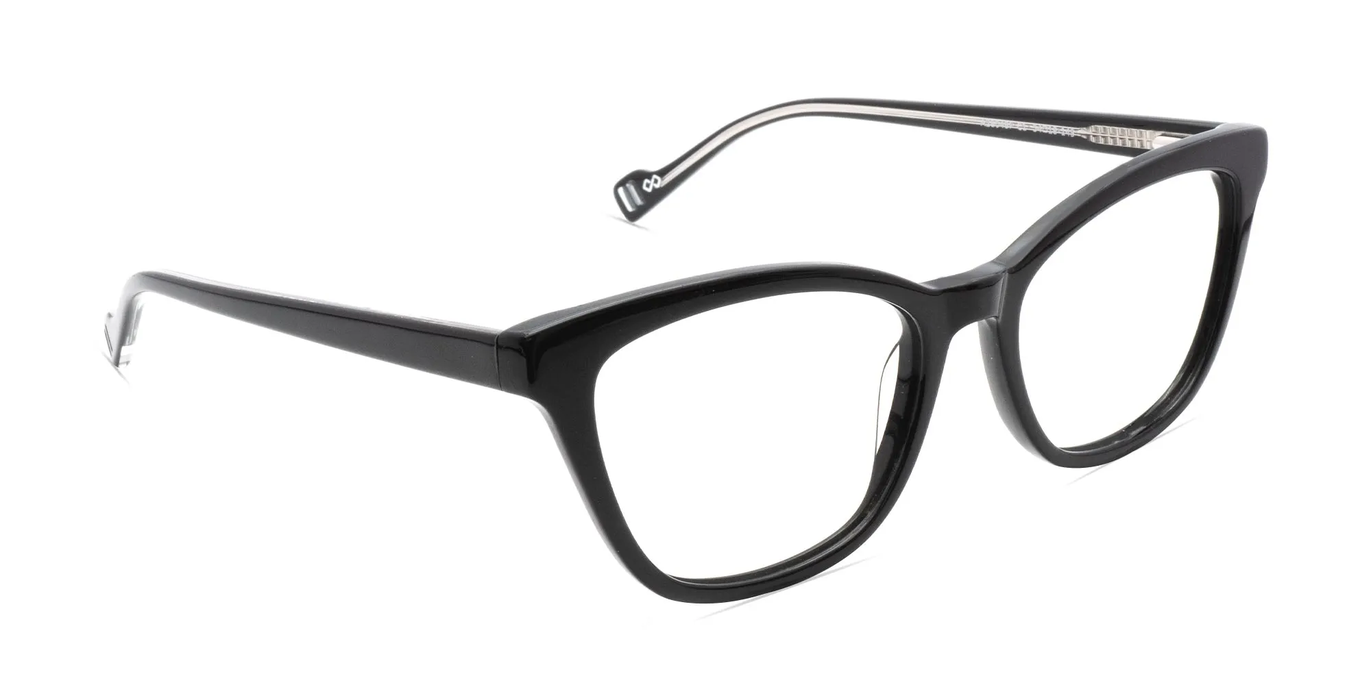 Black Cat Eye Shape Glasses-2