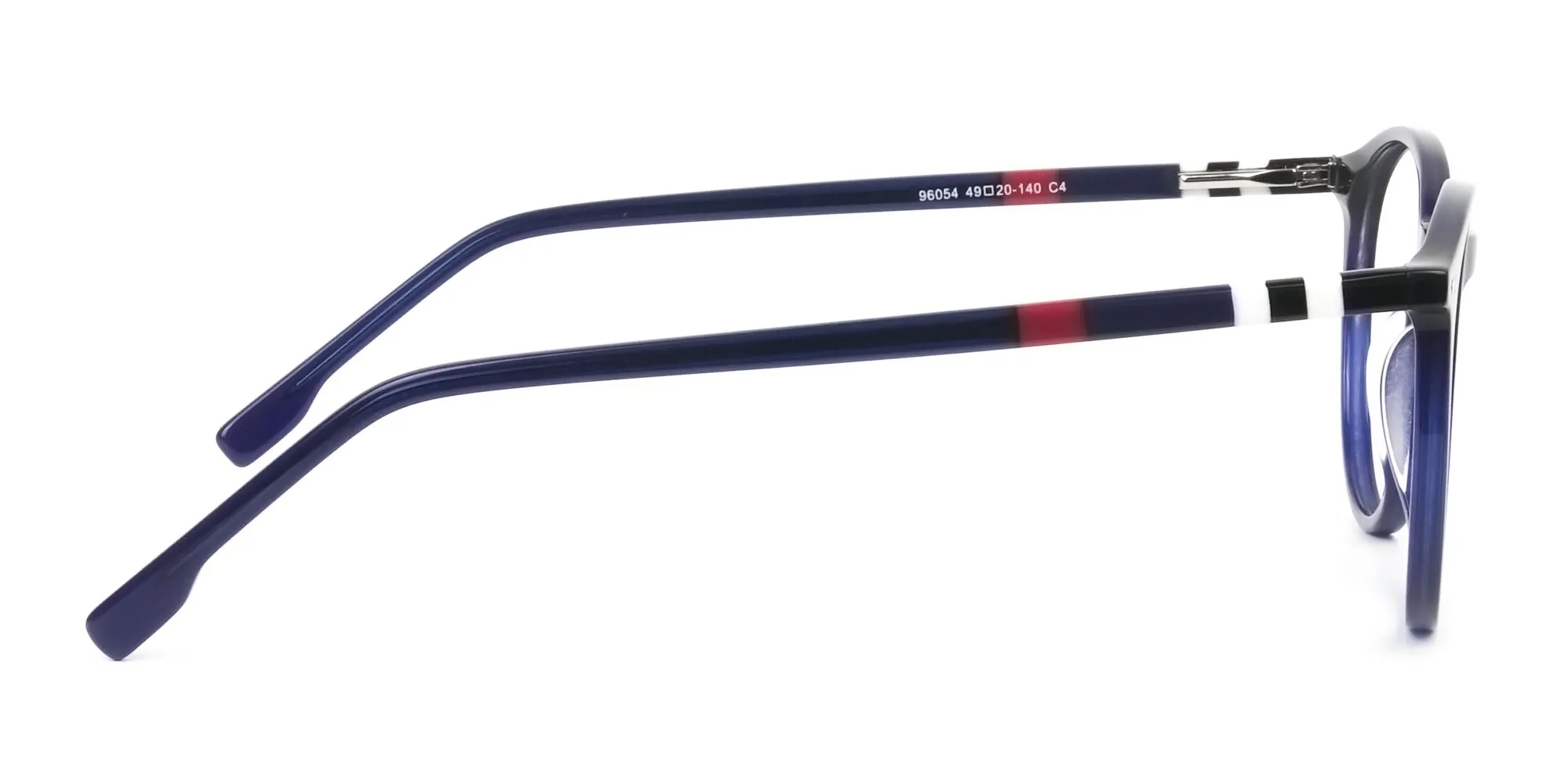 Designer Navy Blue Acetate Eyeglasses - 2