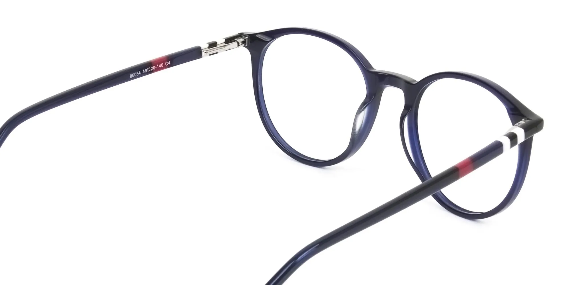 Designer Navy Blue Acetate Eyeglasses - 2