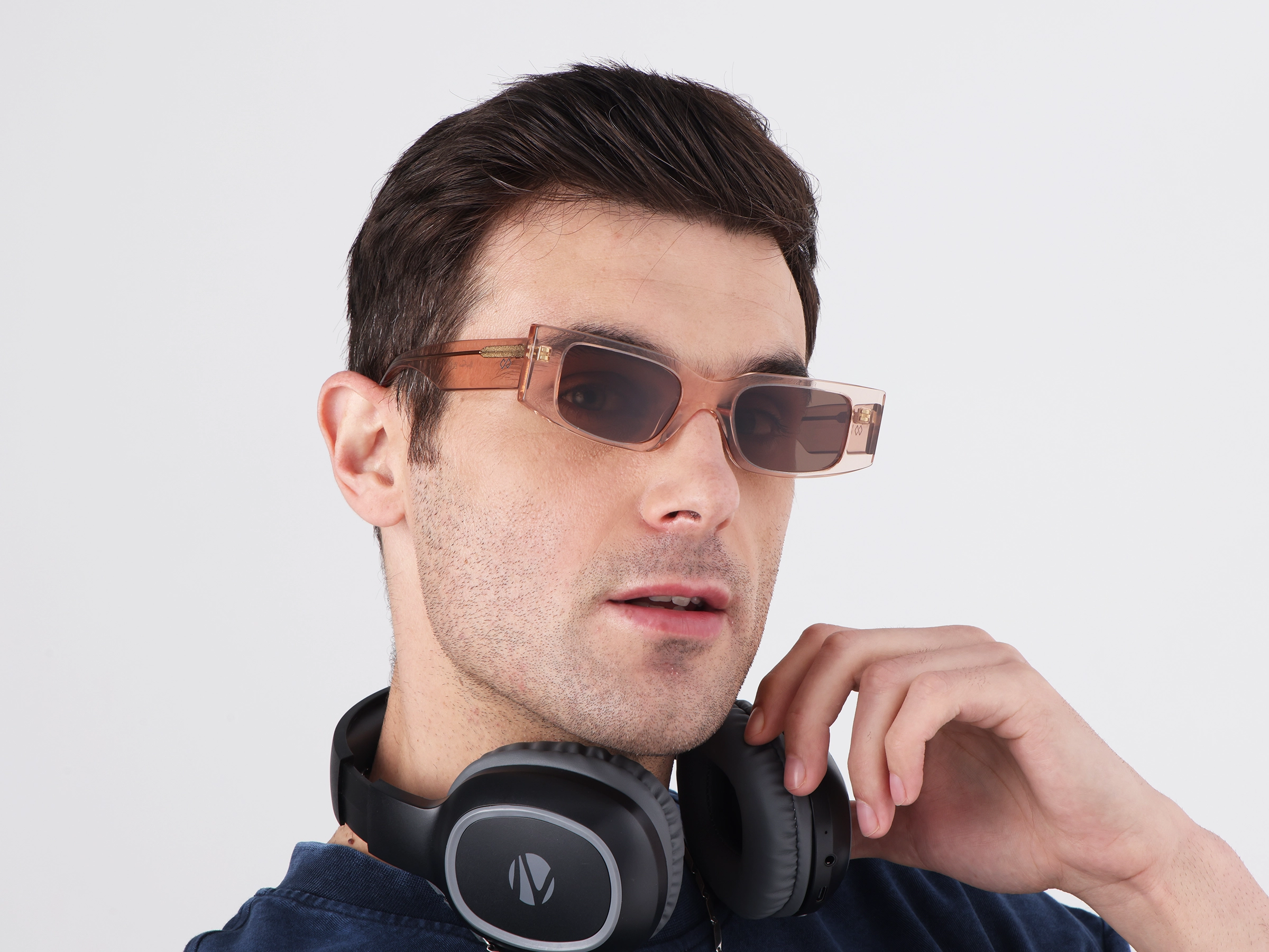 Rectangle Acetate Full-Rim Brown Tint Sunglasses-41