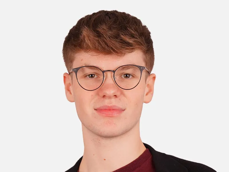 Round Cat Eye Glasses-2