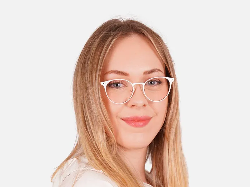 Circle Cat Eye Glasses-2