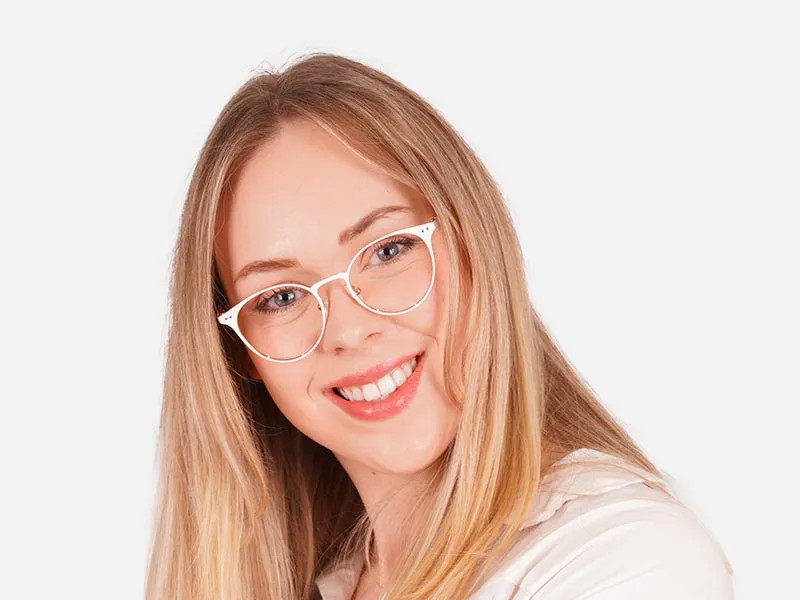 Circle Cat Eye Glasses-2