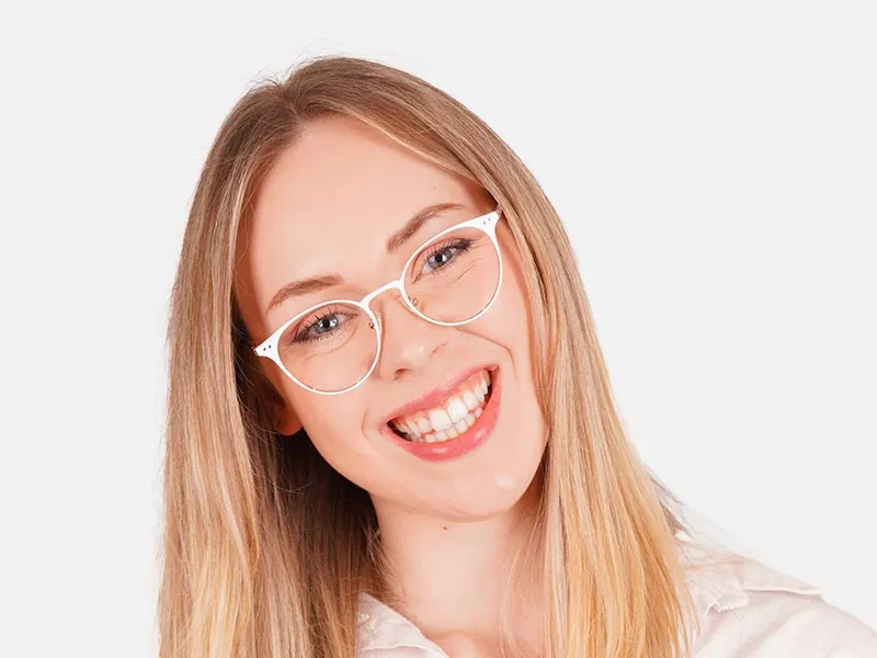 Circle Cat Eye Glasses-2